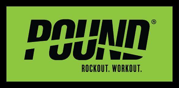 Pound Logo - Pound Fitness Classes. Blackpool, Bispham, Hambleton, Fylde, Wyre.