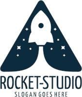 Rocketship Logo - Rocket Ship Logo Vector (.AI) Free Download