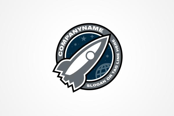 Rocketship Logo - Free Logo: Rocket Ship Logo