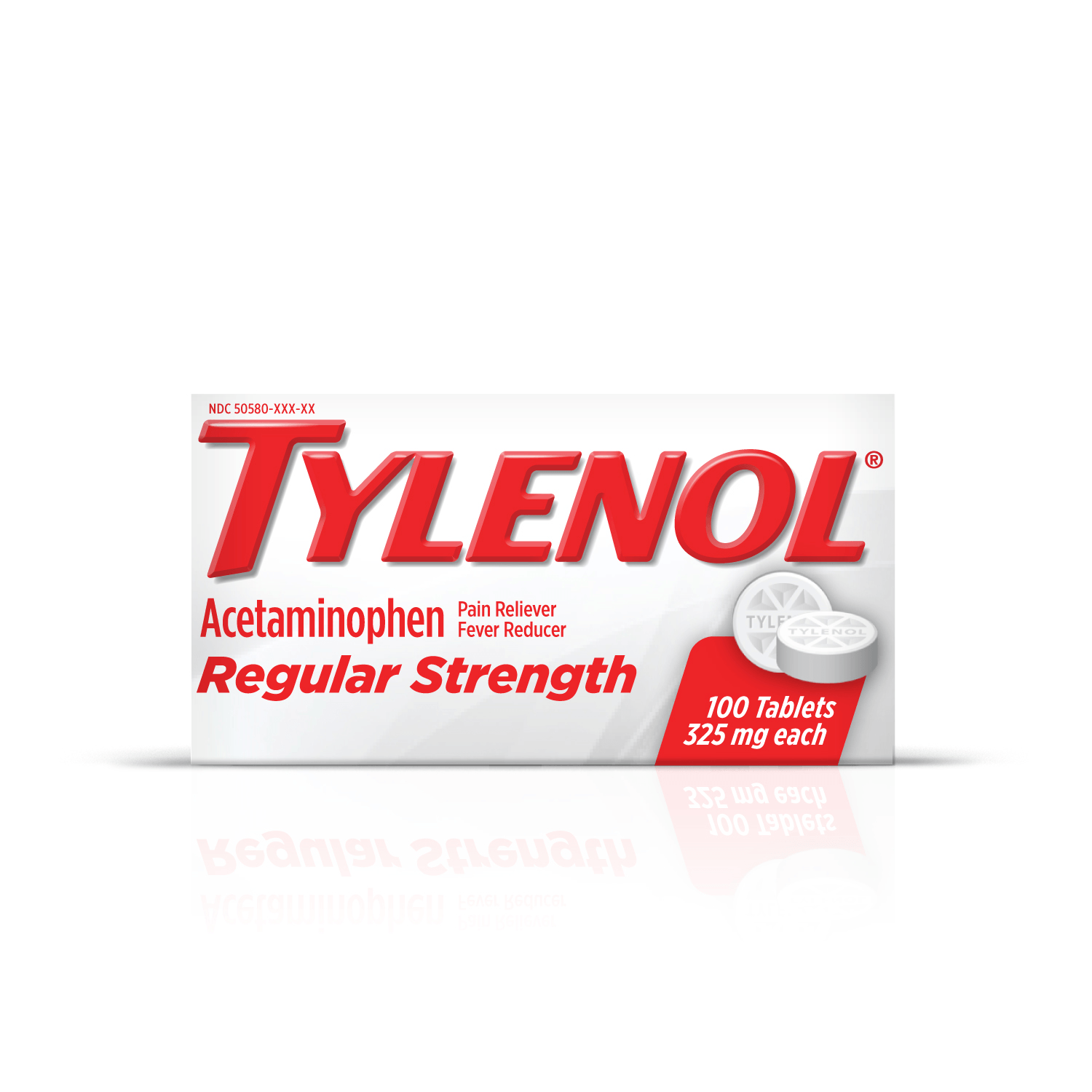 Tylenol Logo - Tylenol Pain Reliever/Fever Reducer 325 Mg Regular Strength Tablets ...
