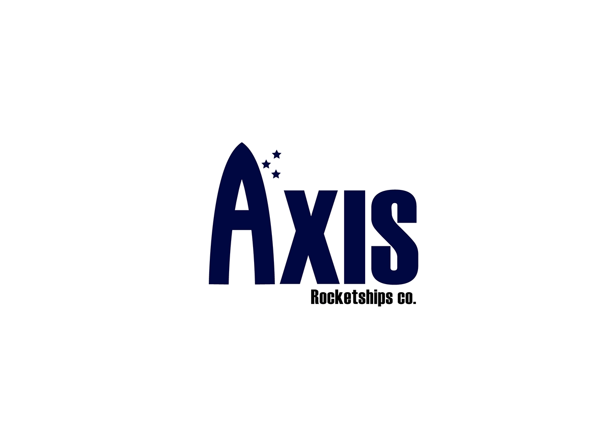 Rocketship Logo - Axis Rocketships Co. logo (part of a logo challenge)