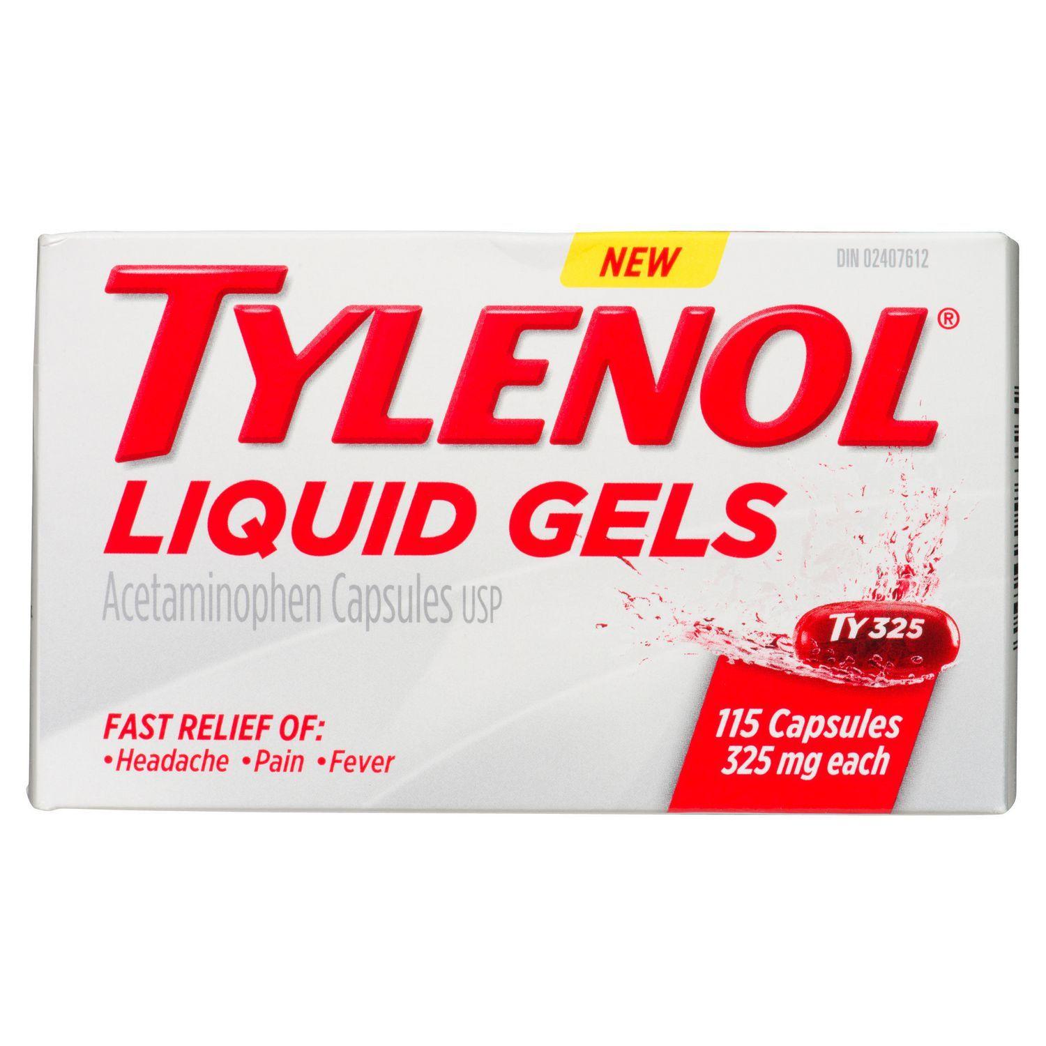 Tylenol Logo - Tylenol® Tylenol 325MG Liquid Gels, 115 Count | Walmart Canada