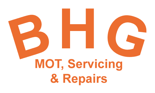 Bhg.com Logo - BHG, reputable MOT testing station in Bishopton