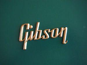 Amp Logo - Gibson Amp Logo- gold ( large version )