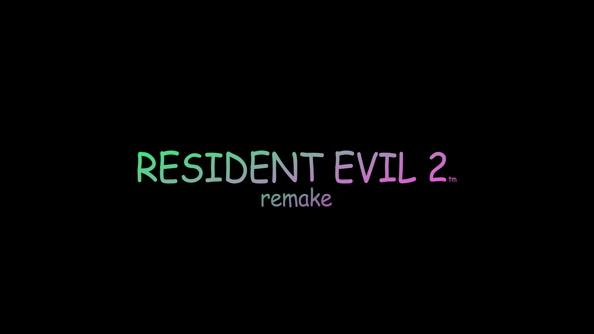 Remake Logo - LEAKED: Official RESIDENT EVIL 2 REMAKE logo Reliable Source