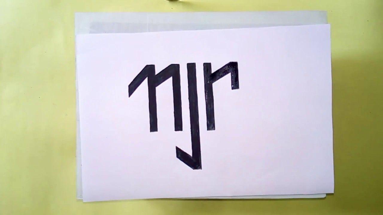 NJR Logo - How to draw the NJR logo ~ Neymar Jr logo drawing - YouTube