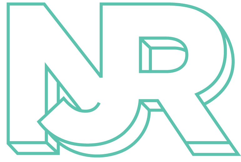 NJR Logo - Dribbble - njr_logo-02.png by Nina J Reichenberg