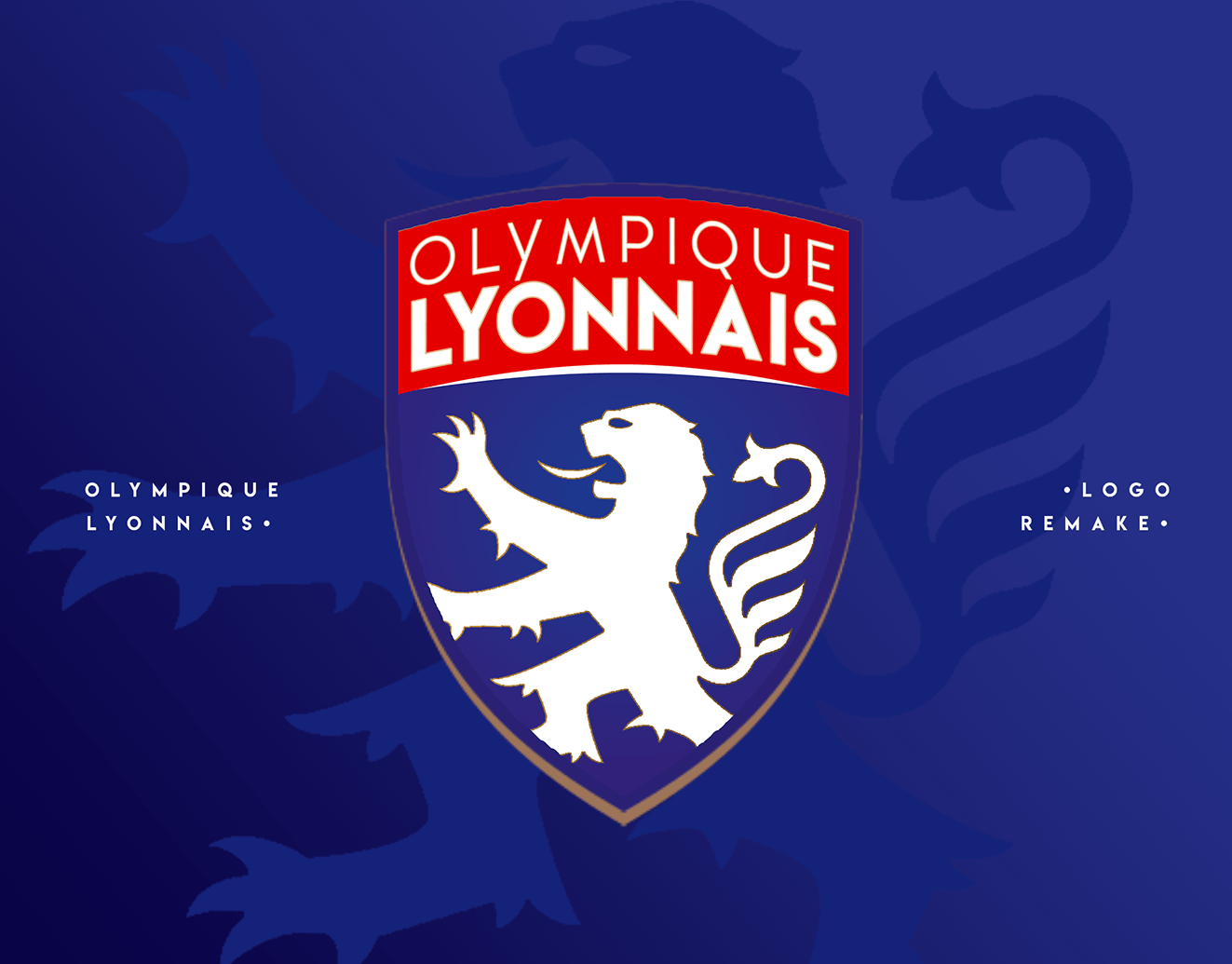 Remake Logo - Cosmin Becheanu - Olympique Lyonnais - LOGO REMAKE
