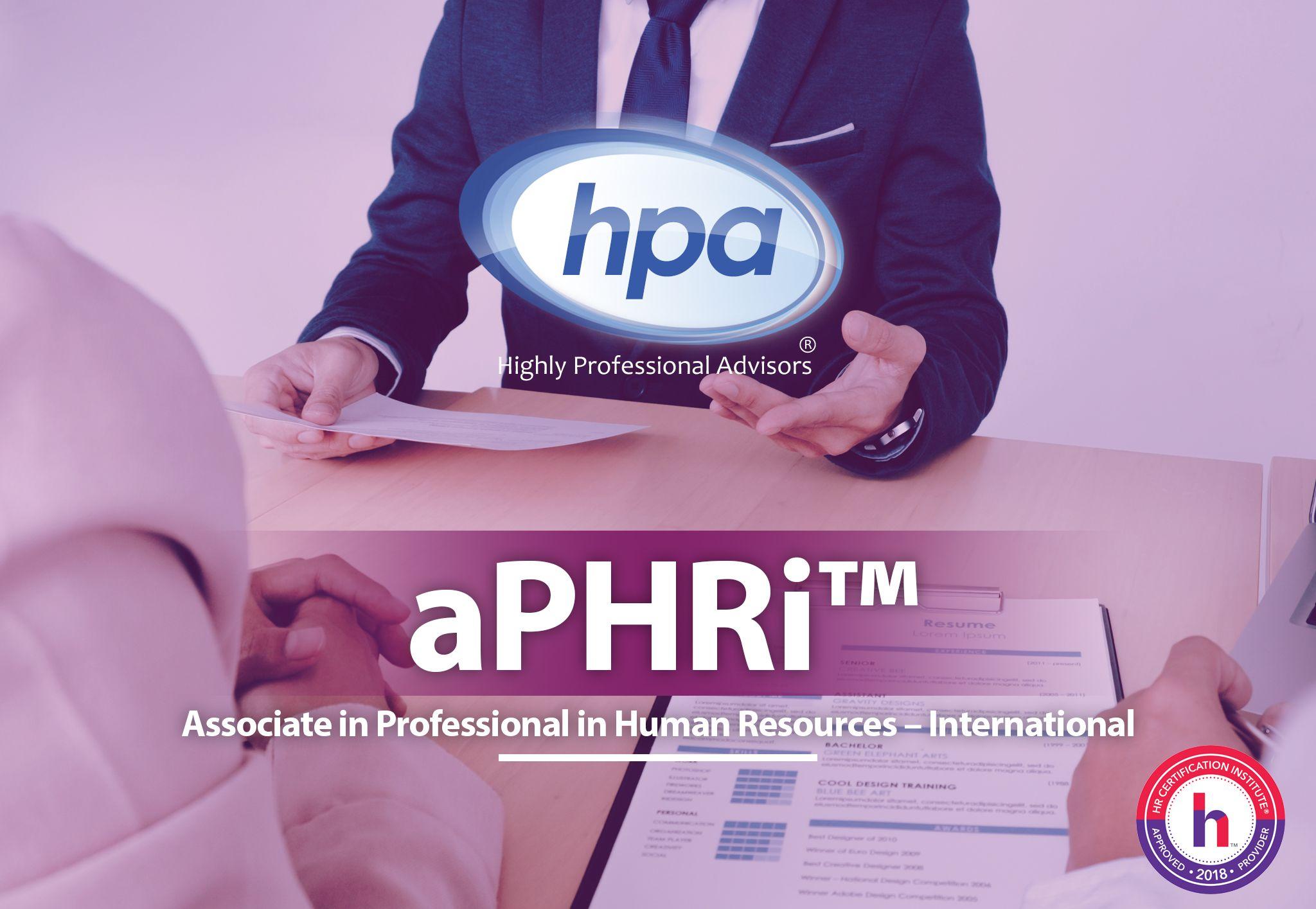 HRCI Logo - aPHRi Certification In Egypt (aPHRi™) By hpa From HRCI