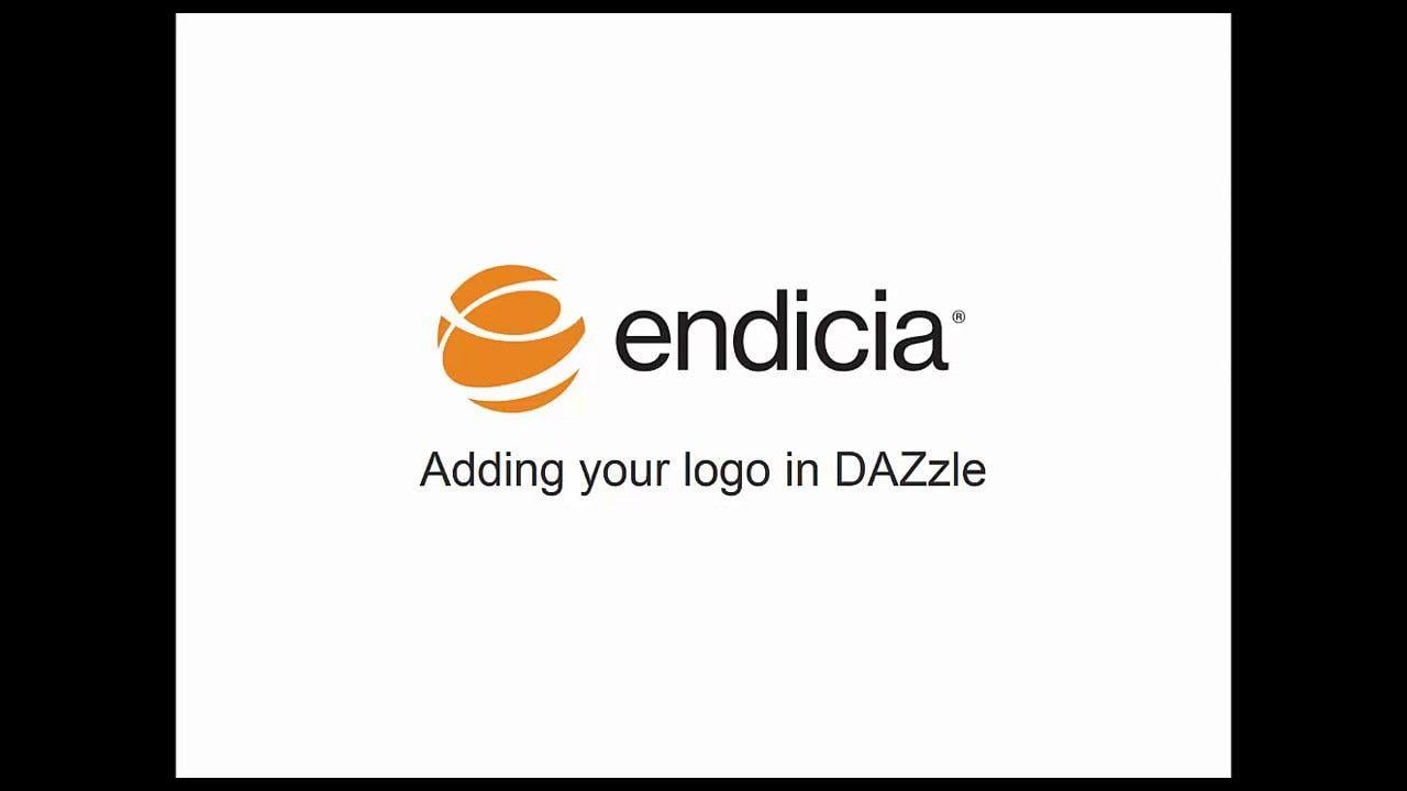 Endicia Logo - Adding your logo in DAZzle - YouTube