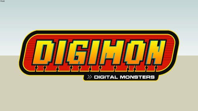 Digimon Logo - Digimon logo 3 | 3D Warehouse