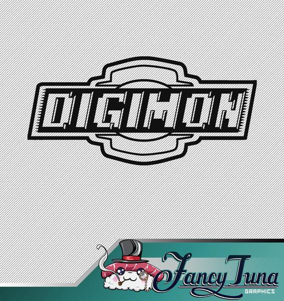 Digimon Logo - Vinyl Decal Digimon Logo Decal