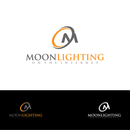 Moonlighting Logo - Creating a long and short logo for Moonlighting on the Internet ...