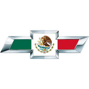 Chvey Logo - 2 Silverado Mexican Flag Universal Chevy Bowtie Vinyl Sheets Emblem ...