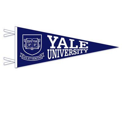 Yayle Logo - The Yale Bookstore - Yale Bulldogs Logo Pennant from Collegiate Pacific