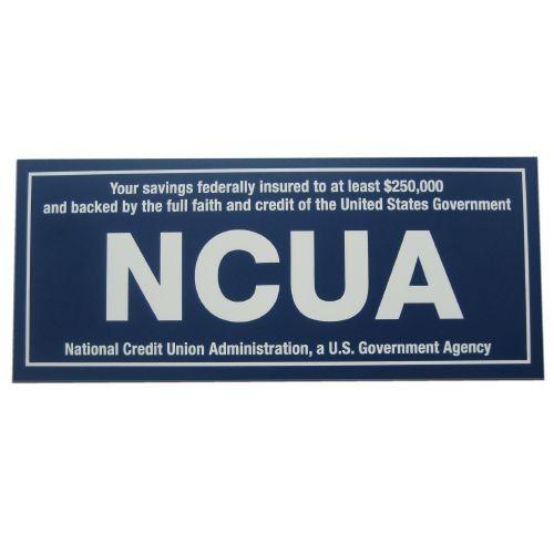 NCUA Logo - NCUA Logo Sign, Adhesive | Block and Company