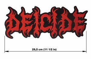 Deicide Logo - DEICIDE logo BACK PATCH embroidered NEW death metal | eBay