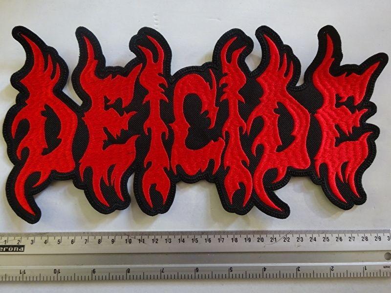 Deicide Logo - DEICIDE - RED LOGO | Backpatches | Riffs Merchandise