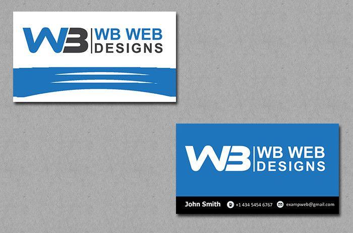 Wbwb Logo - Entry #30 by YasirDesigns for Design some Business Cards | Freelancer