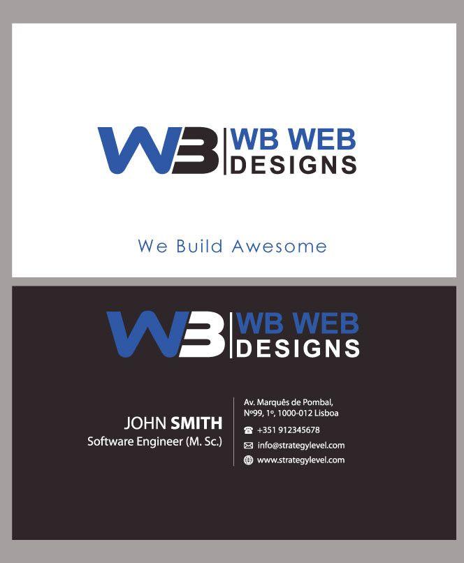 Wbwb Logo - Entry by petersamajay for Design some Business Cards