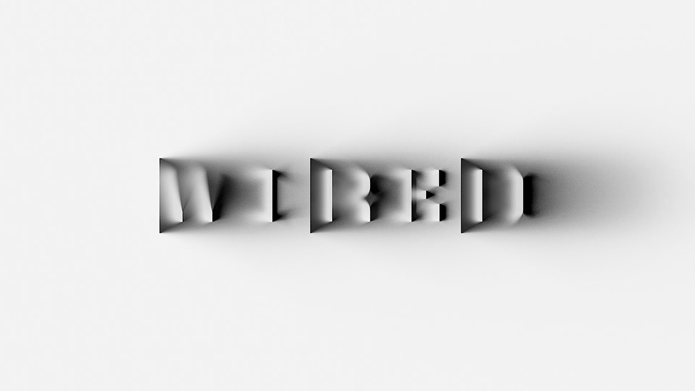 Wired Logo - WIRED 100th issue masthead logo on Behance