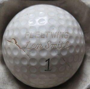 Fleetwing Logo - 1) LEN SMITH SIGNATURE LOGO GOLF BALL ( FLEETWING JAPAN CIR 1960) #1 ...