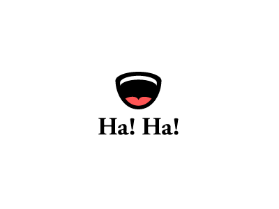 Laugh Logo - Ha! Ha! Logo by Alex Toth | Dribbble | Dribbble