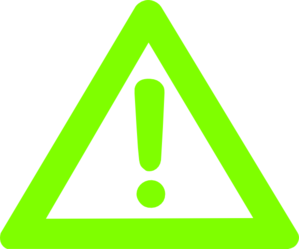 Caution Logo - Caution Green Logo Clip Art at Clker.com - vector clip art online ...