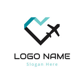 Areoplane Logo - Free Airplane Logo Designs | DesignEvo Logo Maker