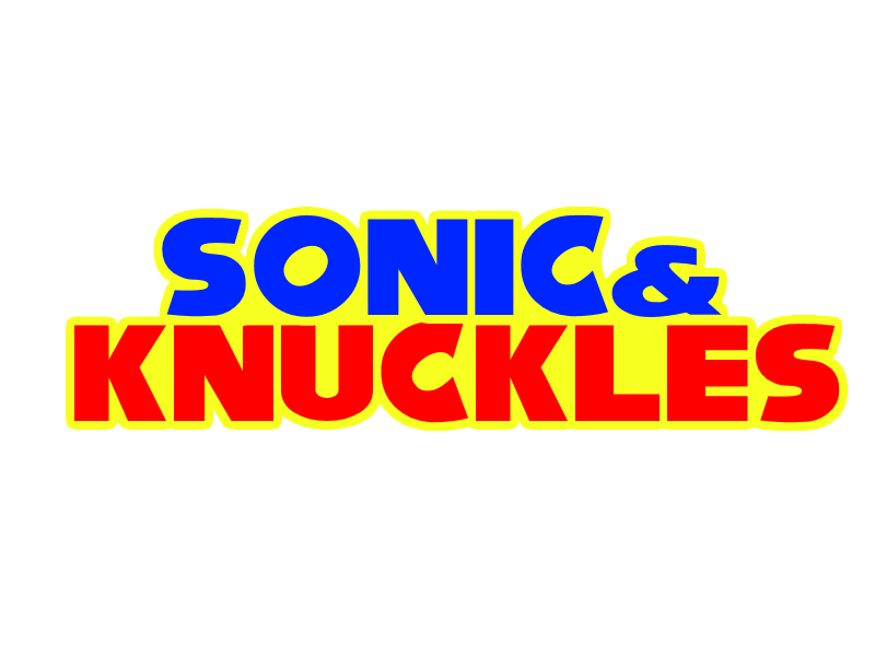 Knuckles Logo - Sonic and Knuckles Logo V2 by ThomasandSonicYT on DeviantArt