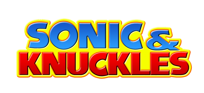 Knuckles Logo - Sonic & Knuckles logo