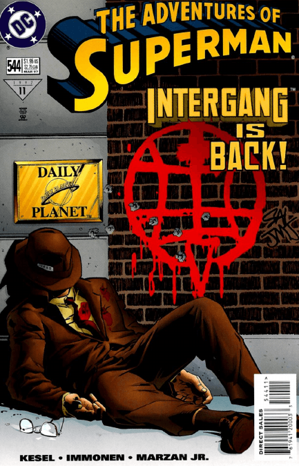 Intergang Logo - Adventures of Superman 544 – the new Intergang | Babblings about DC ...