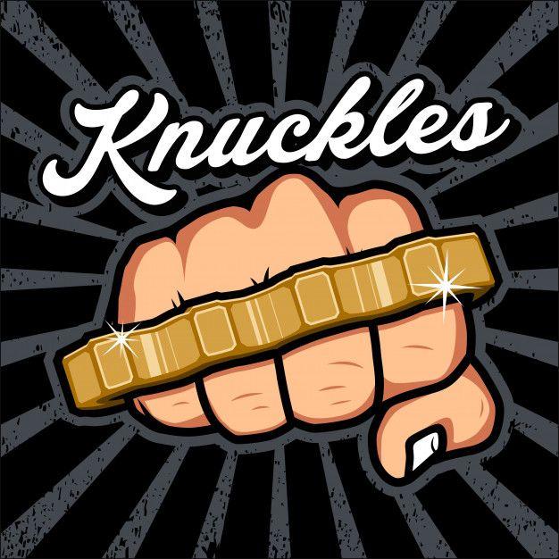Knuckles Logo - Hand with knuckles illustration, logo, Vector | Premium Download