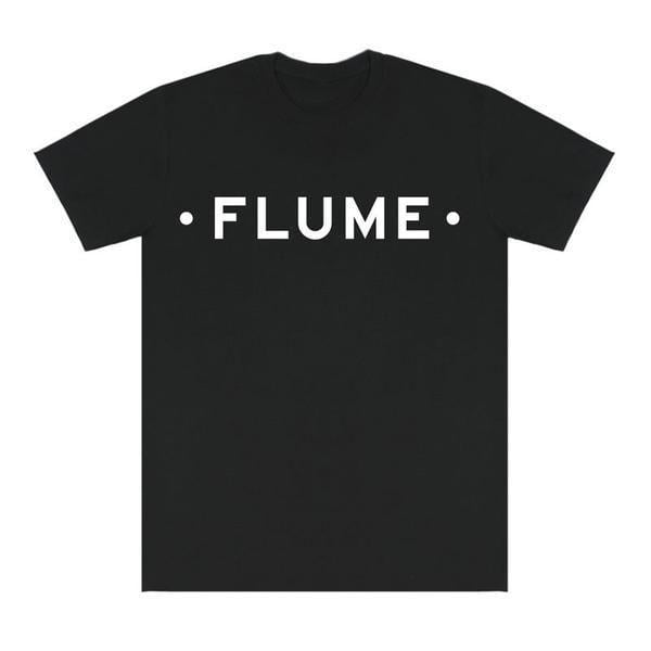 Flume Logo - FLUME LOGO BLACK T SHIRT