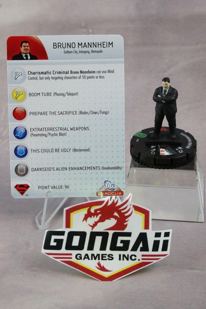 Intergang Logo - DC Heroclix Superman set Bruno Mannheim #020 Uncommon – Gongaii Games