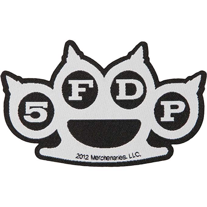 Knuckles Logo - Five Finger Death Punch Knuckles Logo Official New Black Cut Out