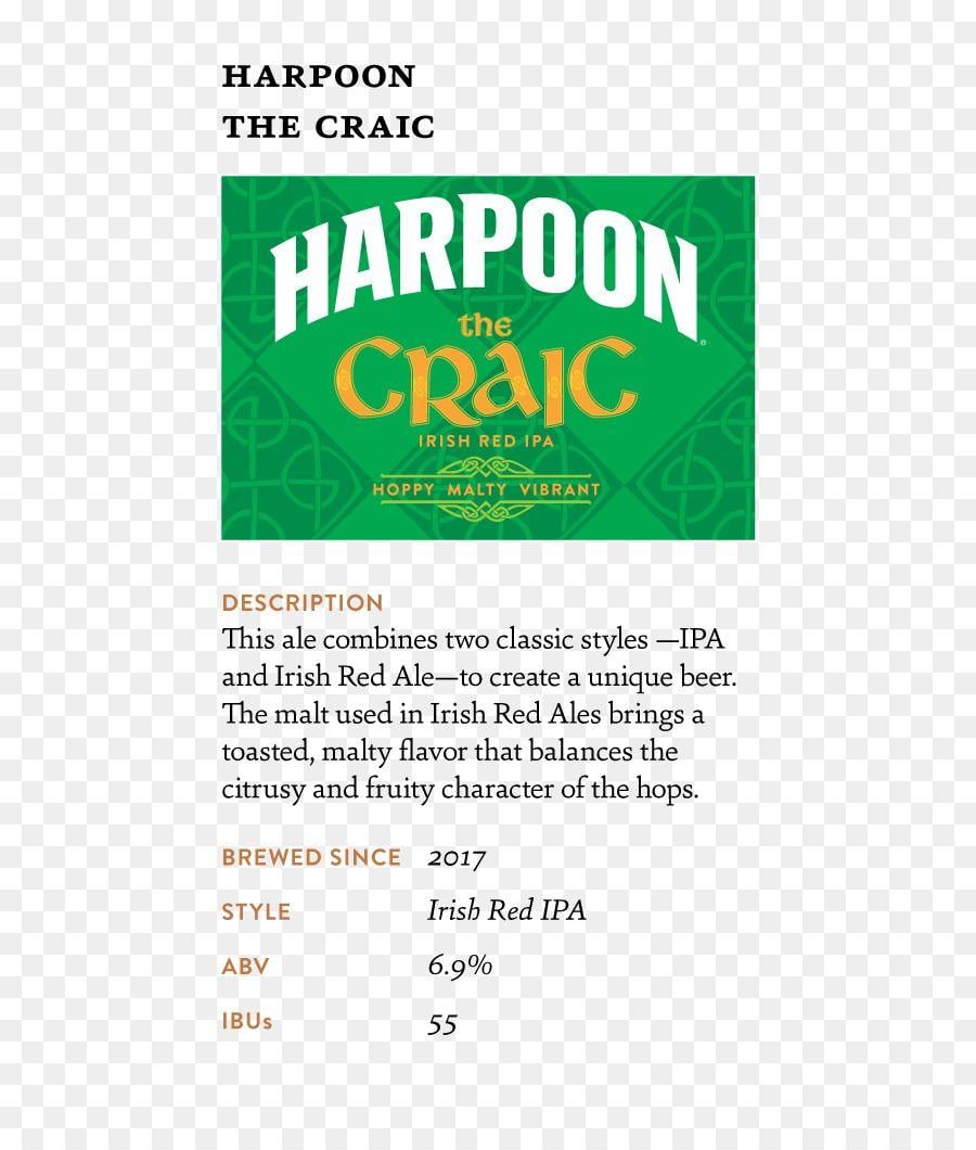 Harpoon Logo - Harpoon Brewery Brand Craic Logo Font - harpoon png download - 591 ...