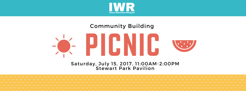 IWR Logo - IWR Community Building Picnic – Ithaca Welcomes Refugees