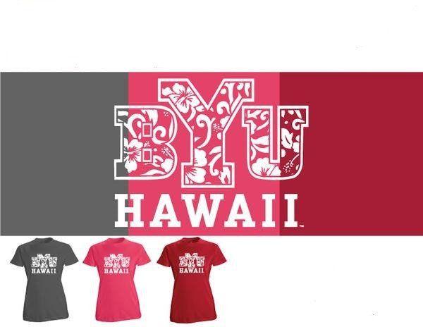 BYU-Hawaii Logo - T-Shirt, Women's Hibiscus Assorted – BYU-Hawaii Bookstore | BYU ...