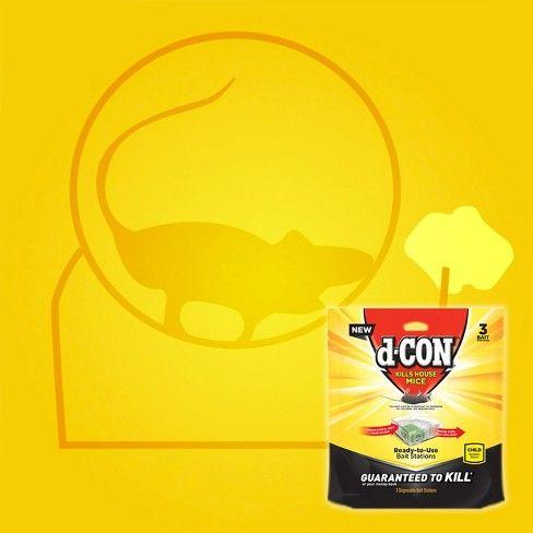 D-Con Logo - D-CON Bait Station Corner Fit Disposable 3ct : Target