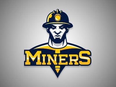 Miners Logo - Miners | BG Hot Rods | Logos, Sports logo, Logo inspiration