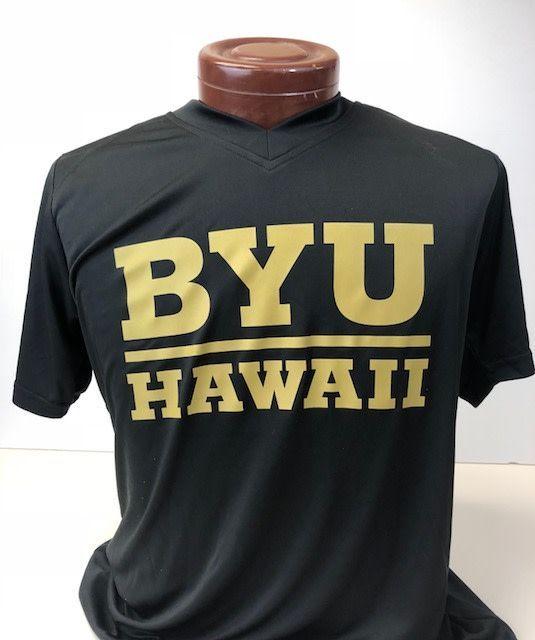 BYU-Hawaii Logo - DISC GOLD BLOCK BYU HAWAII LOGO S/S - Brigham Young University of ...