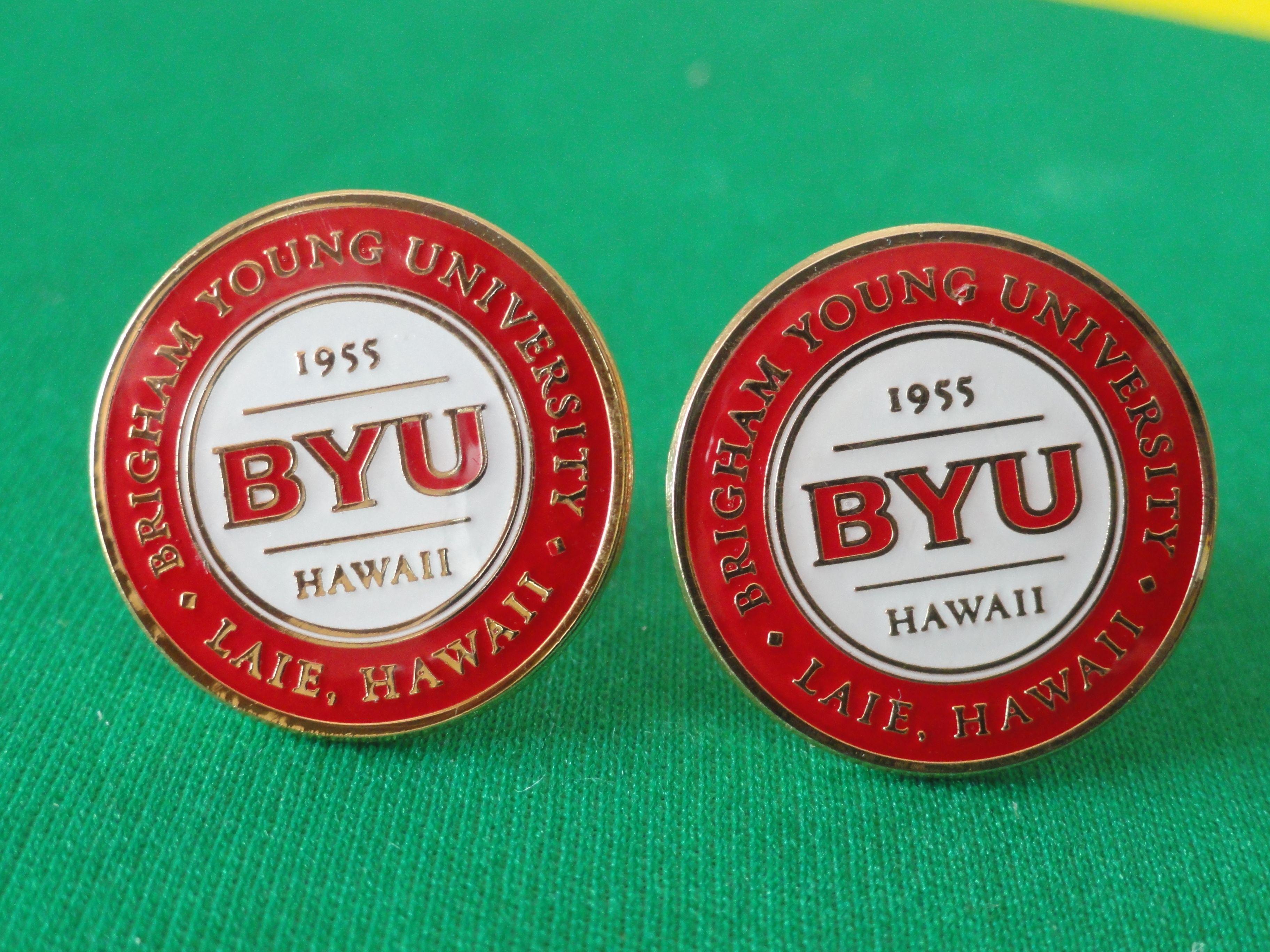 BYU-Hawaii Logo - BYU Hawaii Cufflinks – Loud Cufflinks
