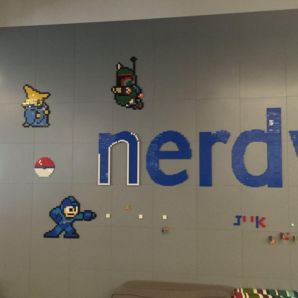 NerdWallet Logo - Lego nerd wall... - NerdWallet Office Photo | Glassdoor.co.in