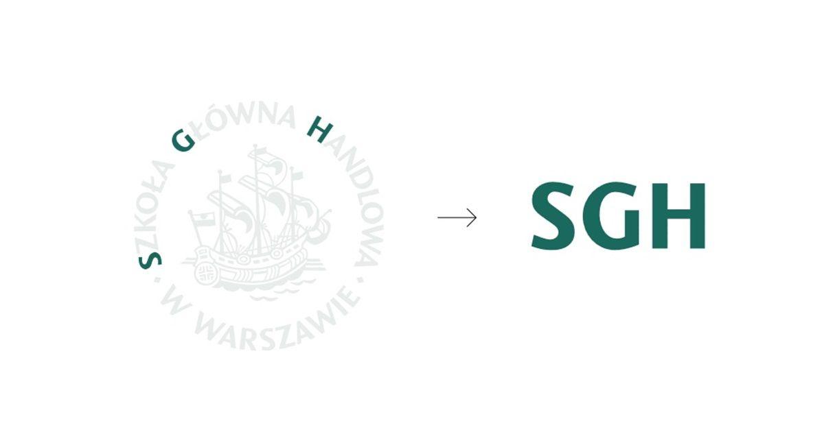 SGH Logo - Tradycyjny herb i nowe logo SGH przy Kawie