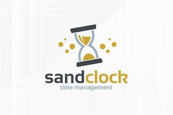 Hourglass Logo - Sand Clock / Hourglass Logo ~ Logo Templates ~ Creative Market