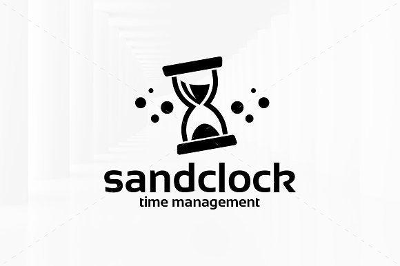 Hourglass Logo - Sand Clock / Hourglass Logo ~ Logo Templates ~ Creative Market