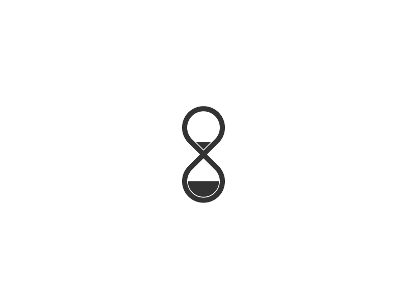 Hourglass Logo - Infinity hourglass logo is time & age | :logotype