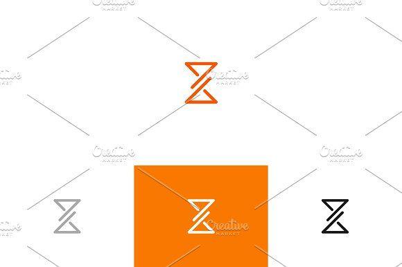 Hourglass Logo - Hourglass License Logo Templates Creative Market