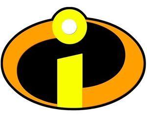 Incredbles Logo - THE INCREDIBLES LOGO, Iron On T Shirt Transfer A5 Medium, A4 Large